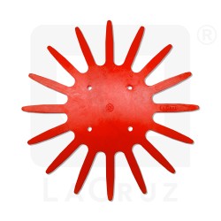 INTAPO37R - Spare part for horticultural finger weeder - Ø 37 cm - red type, markets:  []string{"A", "B", "AU"}