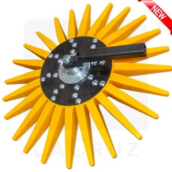 INTASA100G - Ø 100 cm finger weeder for vineyards - yellow type, markets:  []string{"A", "B", "AU"}