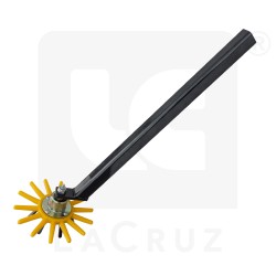 INTASA25G - Ø 25 cm horticultural finger weeder - yellow, markets:  []string{"A", "B", "AU"}