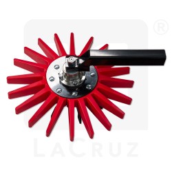 INTASA54R - Ø 54 cm finger weeder for vineyards - red type, markets:  []string{"A", "B", "AU"}