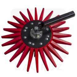 INTASA70R - Ø 70 cm finger weeder for vineyards - red type, markets:  []string{"A", "B", "AU"}